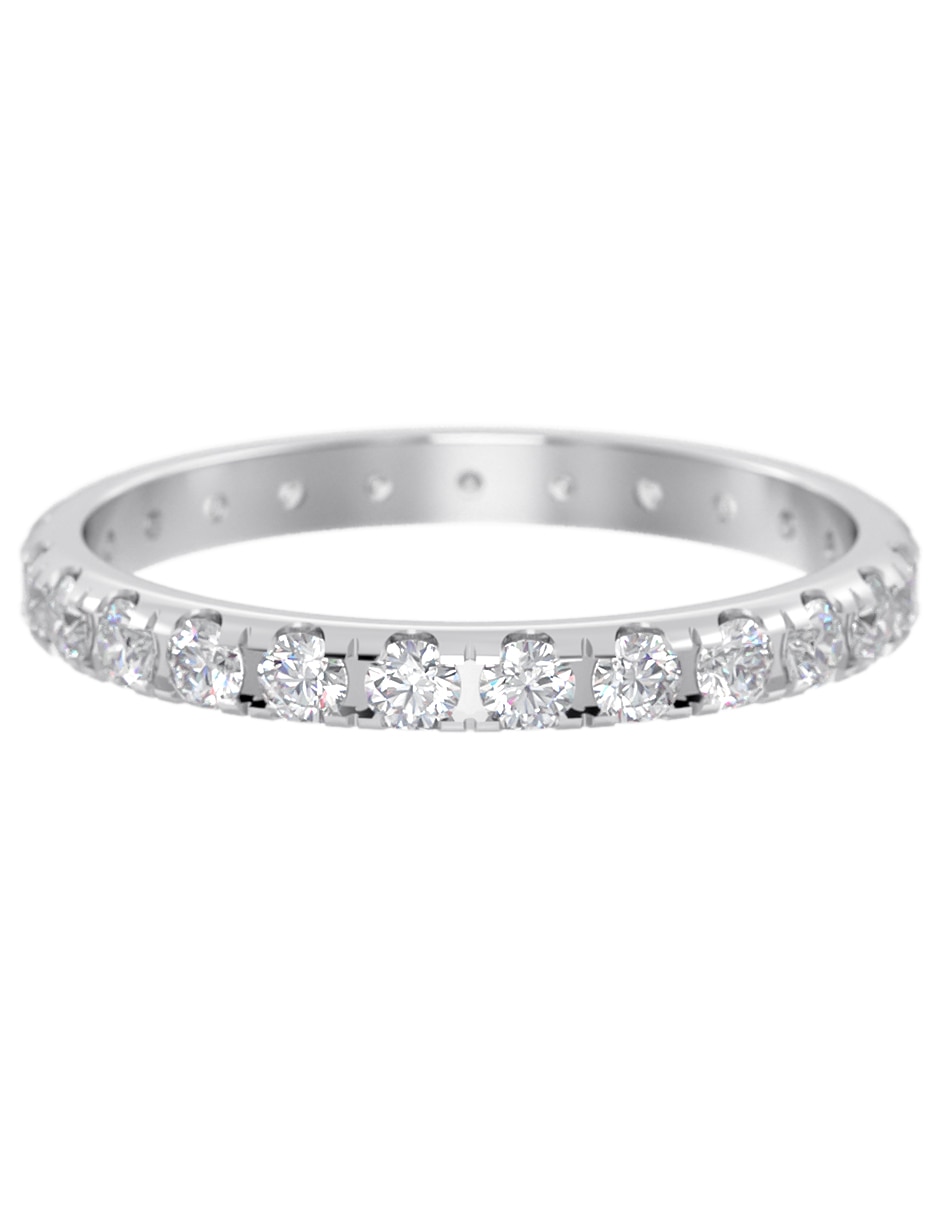 Anillo de 10 K de Oro Zirconia Brillante 1